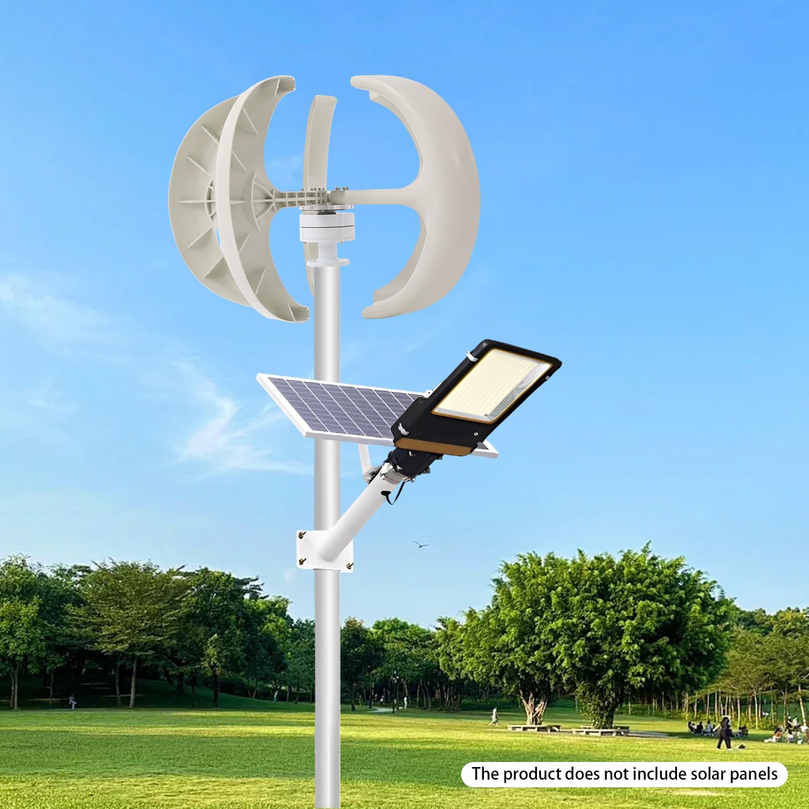 Windkraftgenerator, Tragbarer 12 V Windkraftgenerator, 600 W, Geeignet für Anwendungen in Haushalten, auf See und für Wind Solarbetriebene Straßenbeleuchtungen