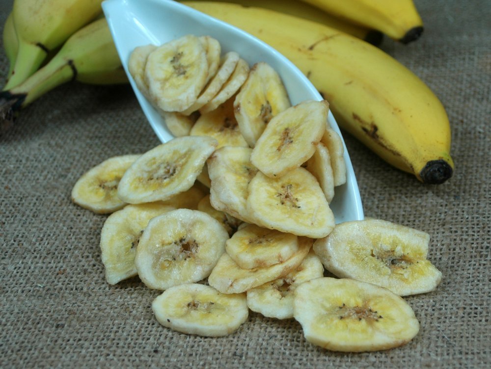 chips de plátano sin azúcar 1 Kg