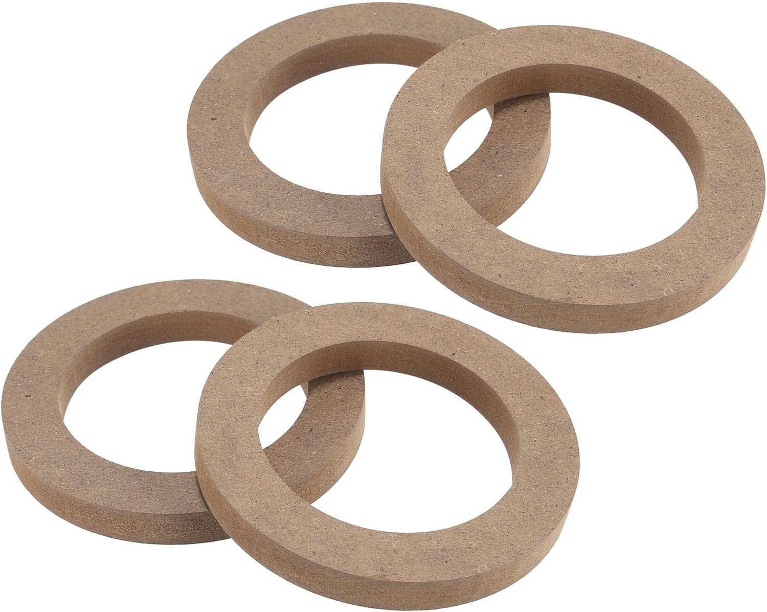 Unifizz 4Pcs Car 4 Universal Wooden Car Speaker Subwoofer