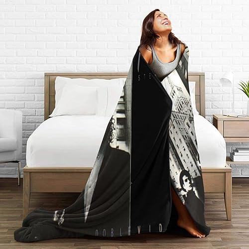 Miniatura 5 de Soda - Manta estéreo Doble Vida de franela de forro polar súper suave y ligera para cama, sofá y sofá, 80 x 60 pulgadas