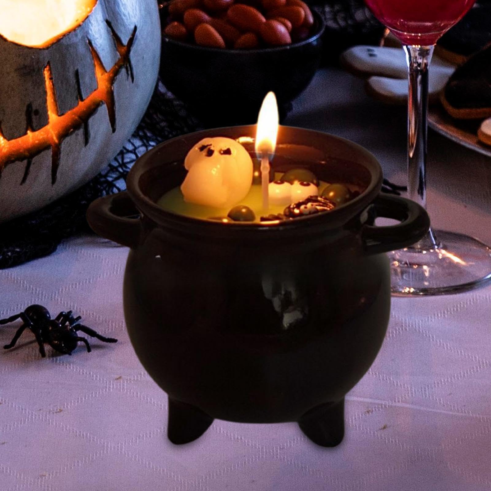 Halloween-Kerzen, langanhaltende Verbrennung, Luftblasentopf, Aromatherapie