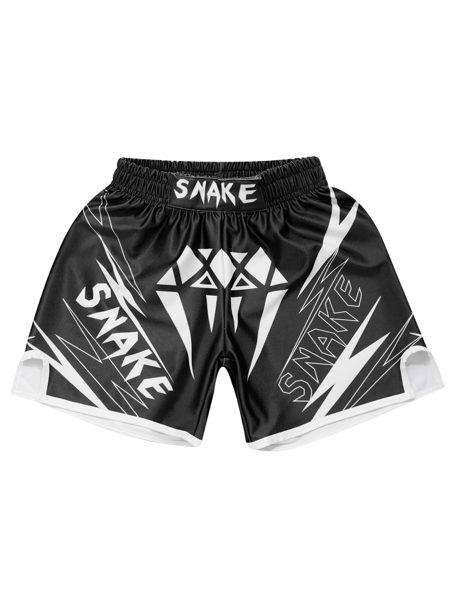 Short de Boxe Enfant Garcon Gymnastique Short Enfant MMA Kickboxing Pantalon Court de Sport Kick Boxe Entraînement Grappling Muay Thai Combat