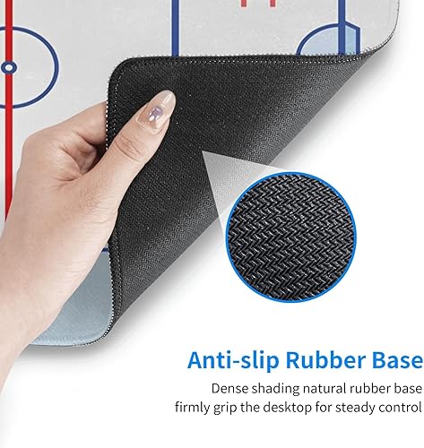 Miniatura 5 de Alfombrilla de mouse grande para mouse de campo de hockey, alfombrilla de teclado extendida XXL, alfombrilla de escritorio grande, alfombrilla de