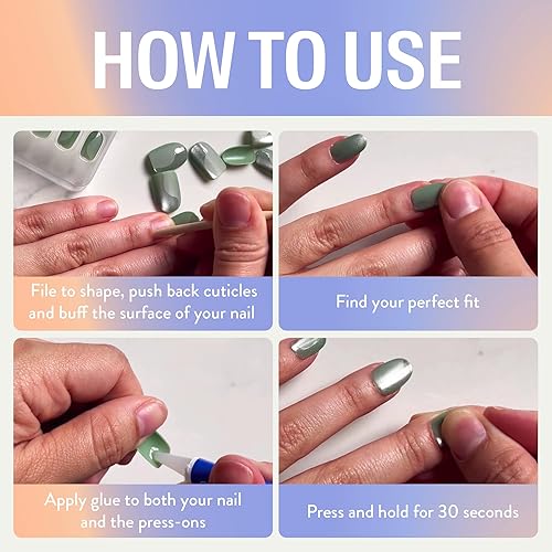 Miniatura 5 de Chillhouse Chill Tips Firmas  Todo Zen, kit de uñas a presión