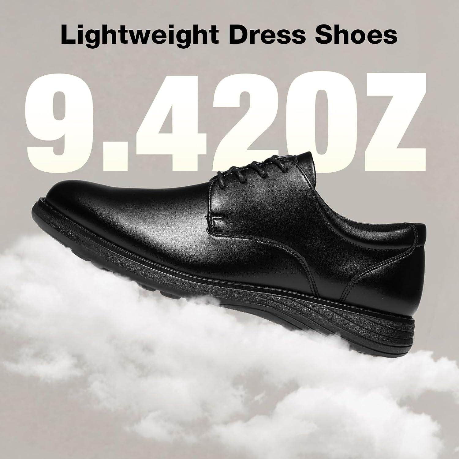 HEEZ Mens Casual Dress Shoes Comfortable Dress Sneakers Oxford Shoes for Men