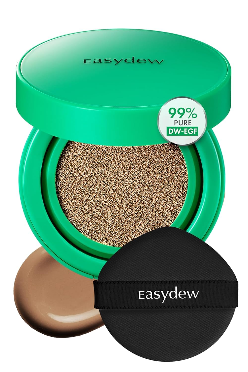 Easydew Mela B Toning Ampoule Cushion - 2-in-1 Korean Skin Care Face Beauty Makeup - Age-Defying Full Coverage