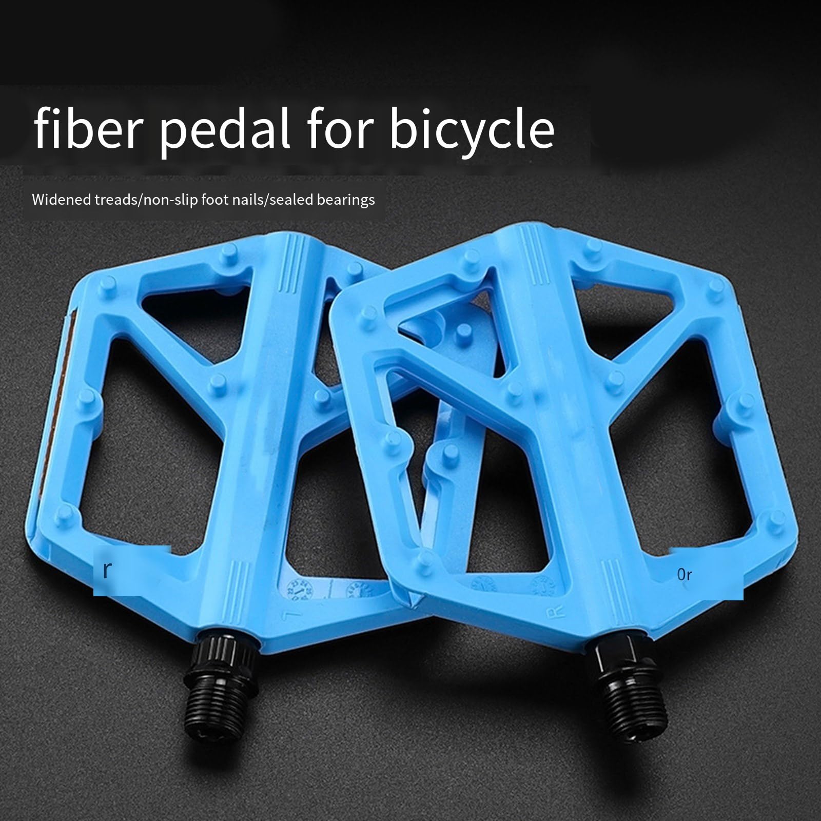 Pedali antiscivolo con cuscinetti durevoli da 2 pacchi Pedali professionali per bici da per mountain bike e ciclismo Cuscinetto sigillato