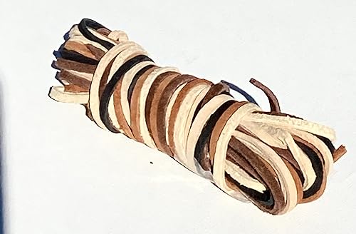 Dangerous Threads Kit de manualidades surtido de tonos de tierra de gamuza con cordones de encaje, 10 yardas (5 colores, 2 yardas de cada uno)