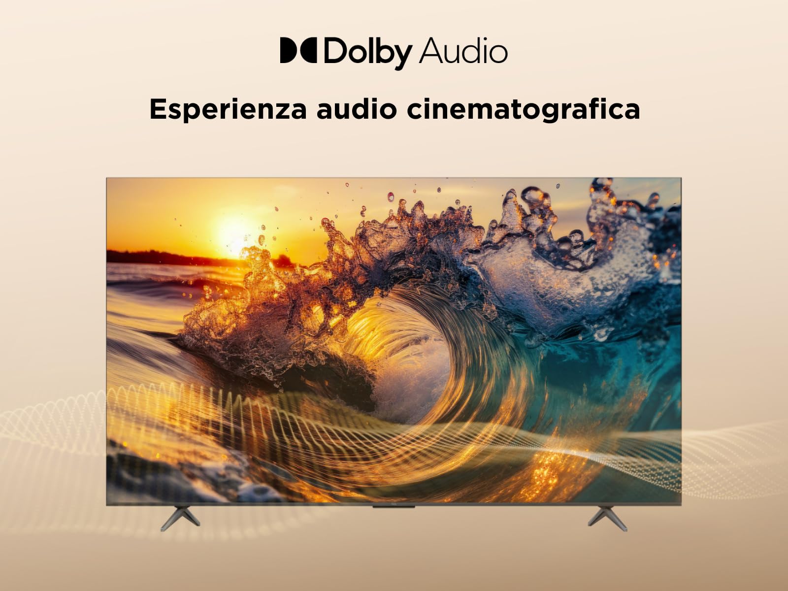 TCL 43SF560 43-calowy QLED Smart Full HD LED TV z Fire TV HDR Metaliczny Bezramkowy