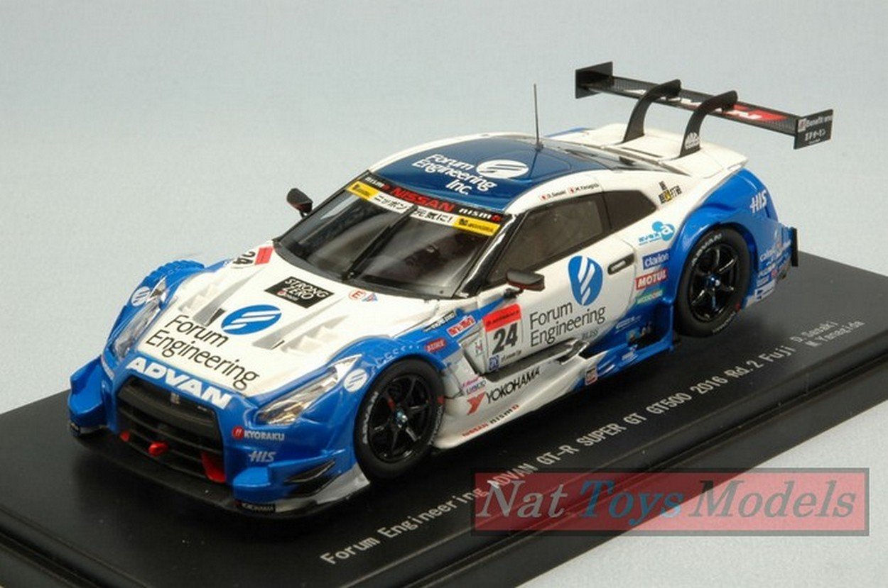 Ebbro Scale Modell KOMPATIBEL MIT Nissan GT-R N.24 9th Fuji SUPER 