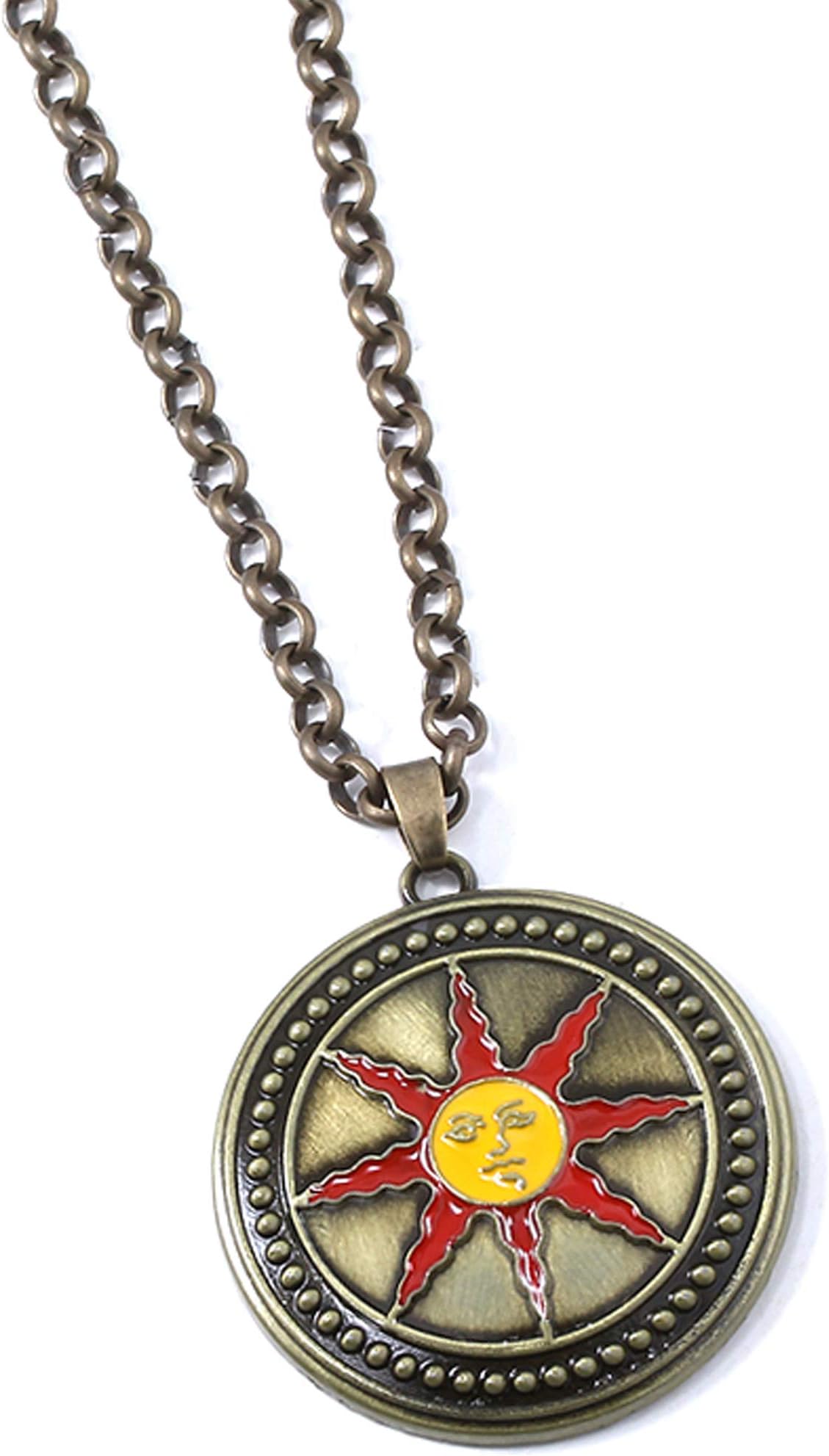Dark Solaire of Astora Praise The Sun Souls 3 III Necklace