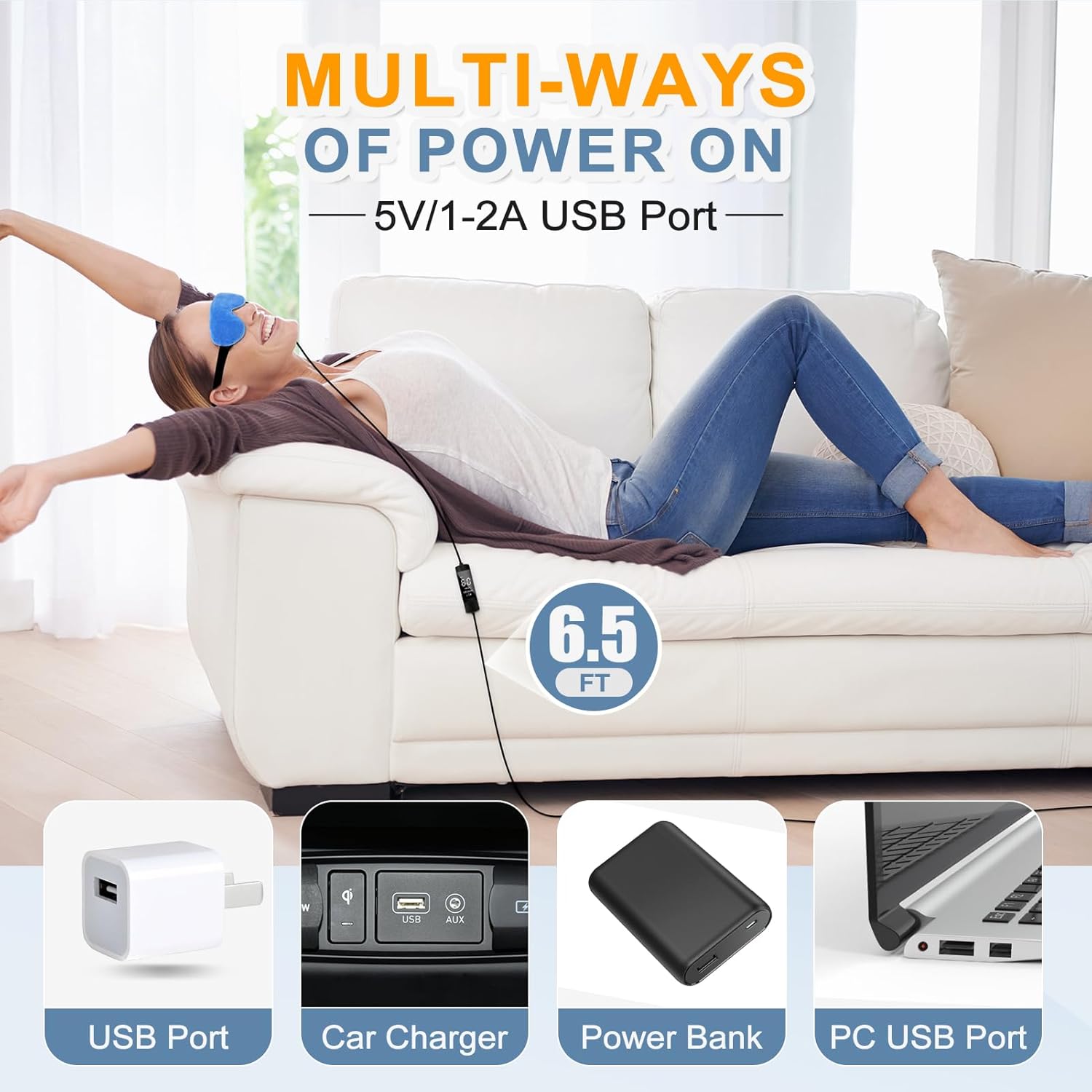 加熱アイマスク 洗濯可能 USB 電動アイヒートパッド 温度&amp;タイマーコントロール付き ドライアイ、眼瞼炎、副鼻腔、MGD、