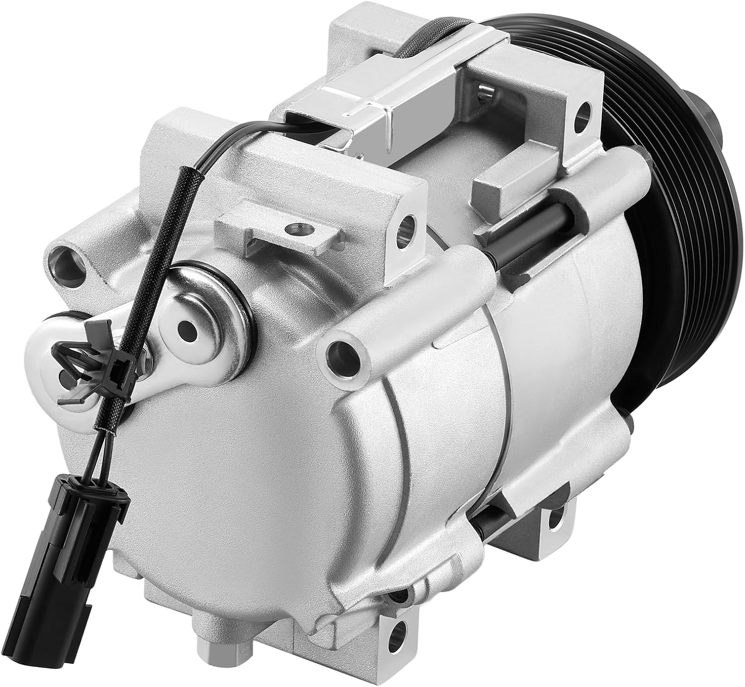 68182 Air Conditioning AC Compressor with Clutch Compatible with Dodge Ram 2500 3500 4000 4500 5500, 2006-2009, L6 5.9L 6.7L DIESEL