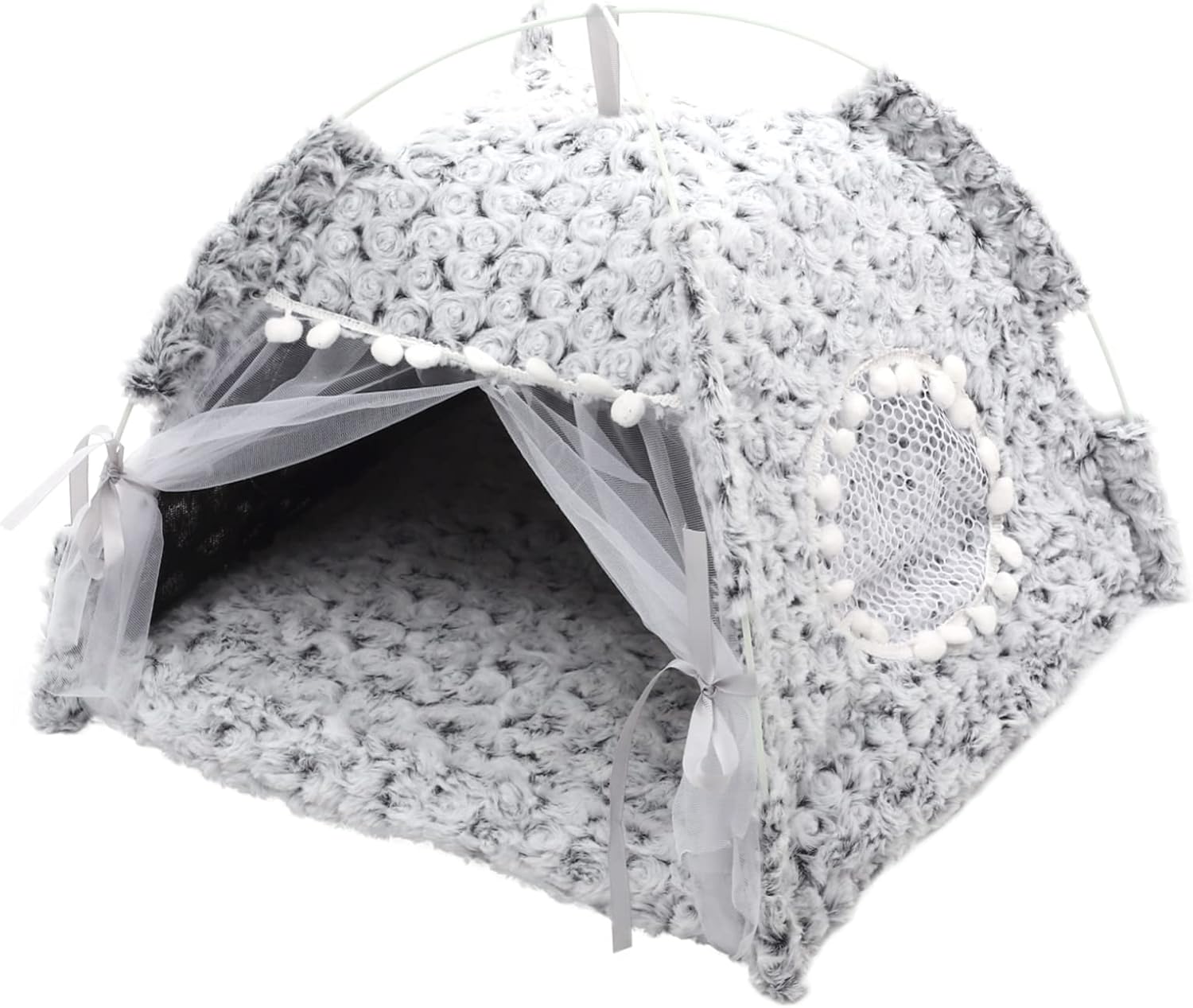 Kennel House Tent Indoor Puppy Tent Pet Teepee House Tent for Pet Lovely Pet House Bed Indoor Dog Tent Small Dog Bed Cat Teepee Bed Puppy Houses Cat Tent Bed Cat Bed Cloth Summer 1