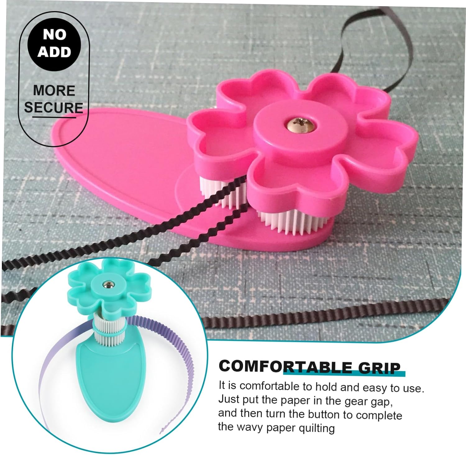TOPPERFUN 2pcs Paper Quilling Tools Wave Curling Machine for DIY Crafts for Beginners and Professionals Essential for Paper Craft Projects