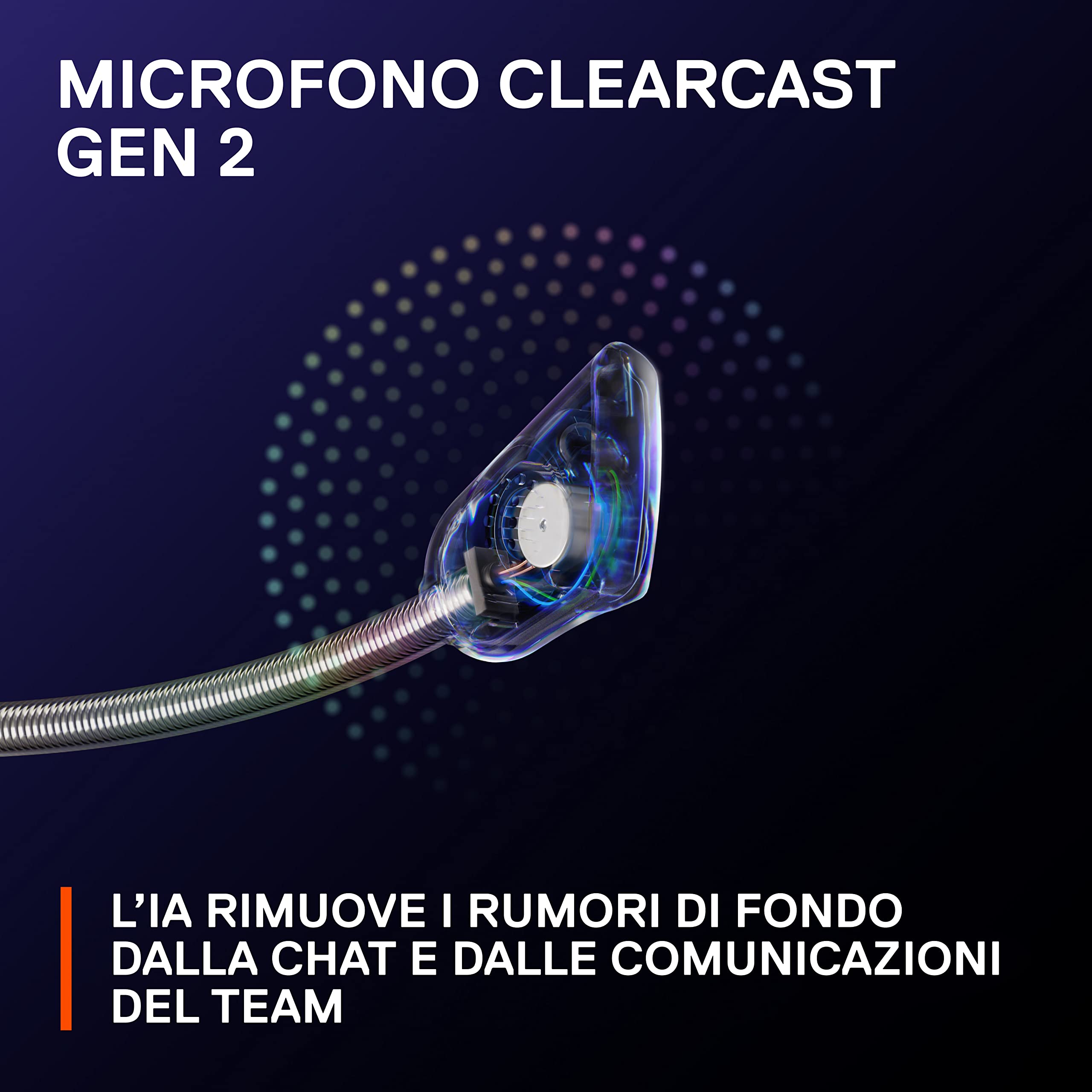 SteelSeries Arctis Nova 3 - Cuffie da gioco multisistema - Driver Hi-Fi - Audio spaziale a 360° - Luci RGB - Padiglioni AirWeave in memory foam - Super leggere - PC, PS5, PS4, Switch