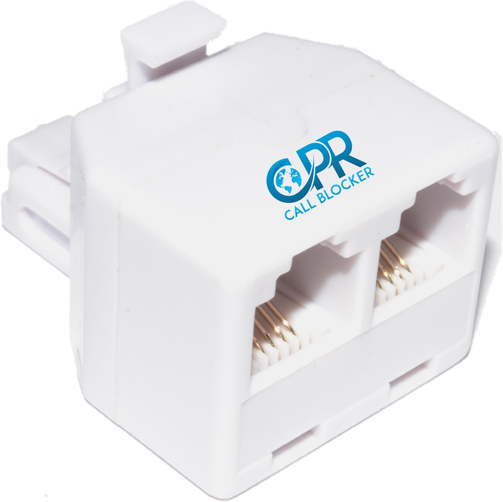 CPR RJ11 Plug to 2 Way RJ11 US Telephone Socket Adapter Splitter