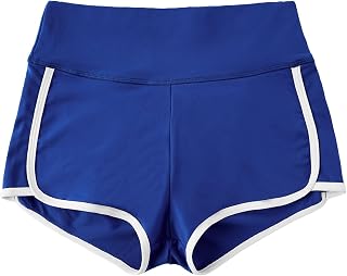 Calça feminina fitness yoga shorts cintura alta dança voleibol cintura alta shorts de levantamento de quadril
