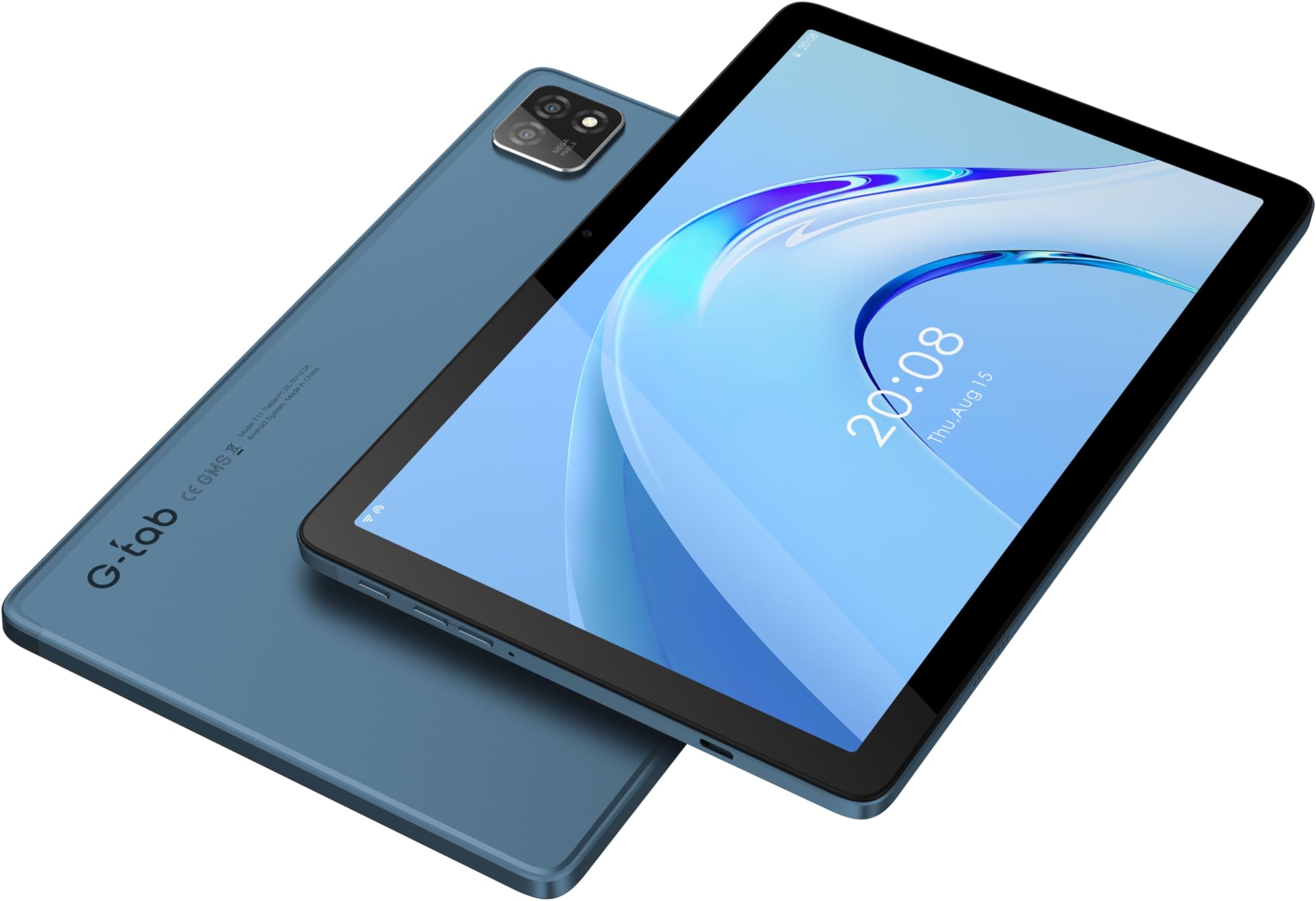 G-Tab T11 Tablet/10.1 Inches IPS Screen/Octa Core 1.6GHz Processor/6580mAh Battery/4G Dual SIM/4GB RAM + 128GB ROM/5MP Front+13MP Rear Camera/Includes- Touch Pen/OTG/Tempered Glass/Flip Cover (Blue)
