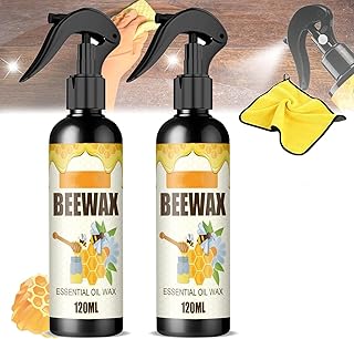 Natural Micro-Molecularized Beeswax Spray,Molecularized Beeswax Wood Cleaner Spray,Molecularized Beeswax Spray,Beeswax Spray Cleaner, Furniture Beeswax Spray for Wood (2PCS)