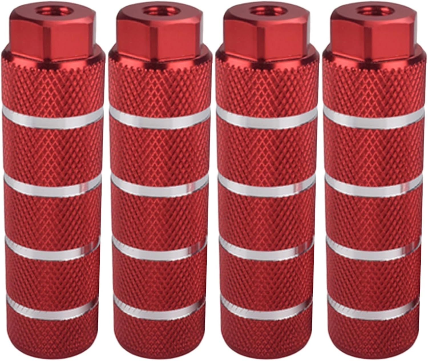 Compatible with Blue Bike Foot Pegs, Aluminum Alloy Anti-Skid MTB Pegs with 9mm Installation Diameter