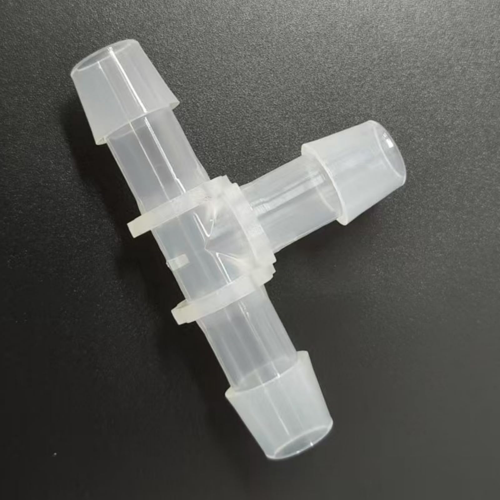 Equal - Manguera de púas en forma T 3 vías, paquete 25 for acuario, maquinaria alimentos laboratorio(12.7mm 1/2inch Cir)