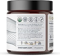 Vista 3 de Polvo orgánico de melena de león, función cognitiva y apoyo inmunológico, suplemento cerebral para memoria y concentración, suplemento vegano