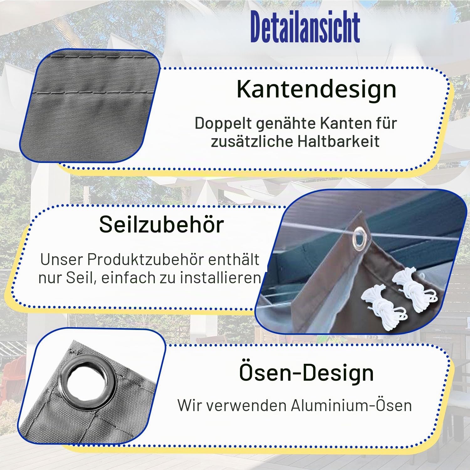 Einziehbares Welle Sonnensegel 1x3m, Verstellbare Pergola Markise mit wasserdichtem & UV-beständigem Segeltuch, Reißfeste Schattenabdeckung Inkl. Befestigungsseilen für Terrasse Pergola,Dunkelgrau