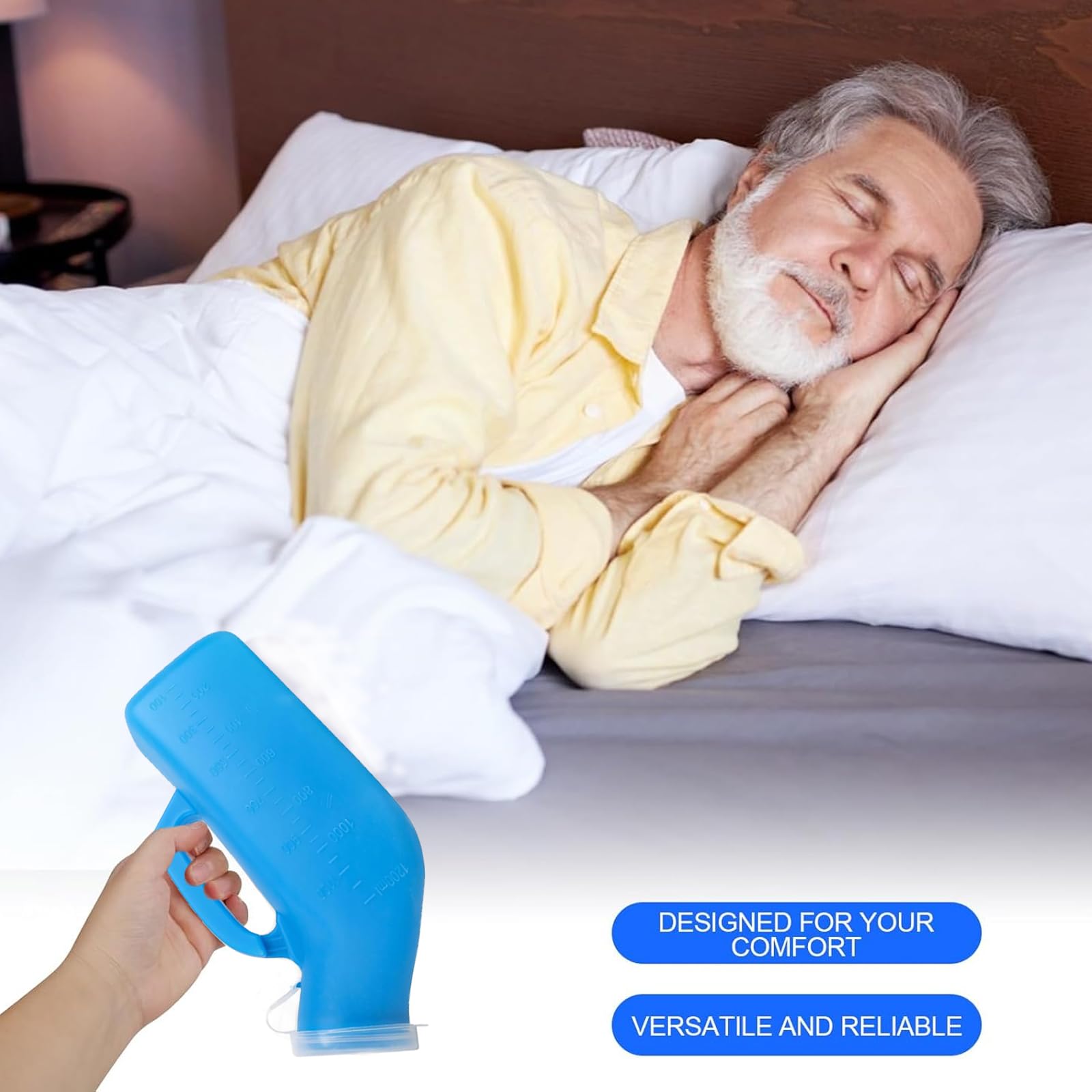 pisuar, Wearable Men's Urinal, Portable Urinals for Men, Reusable Male Urine Bag, External Catheter