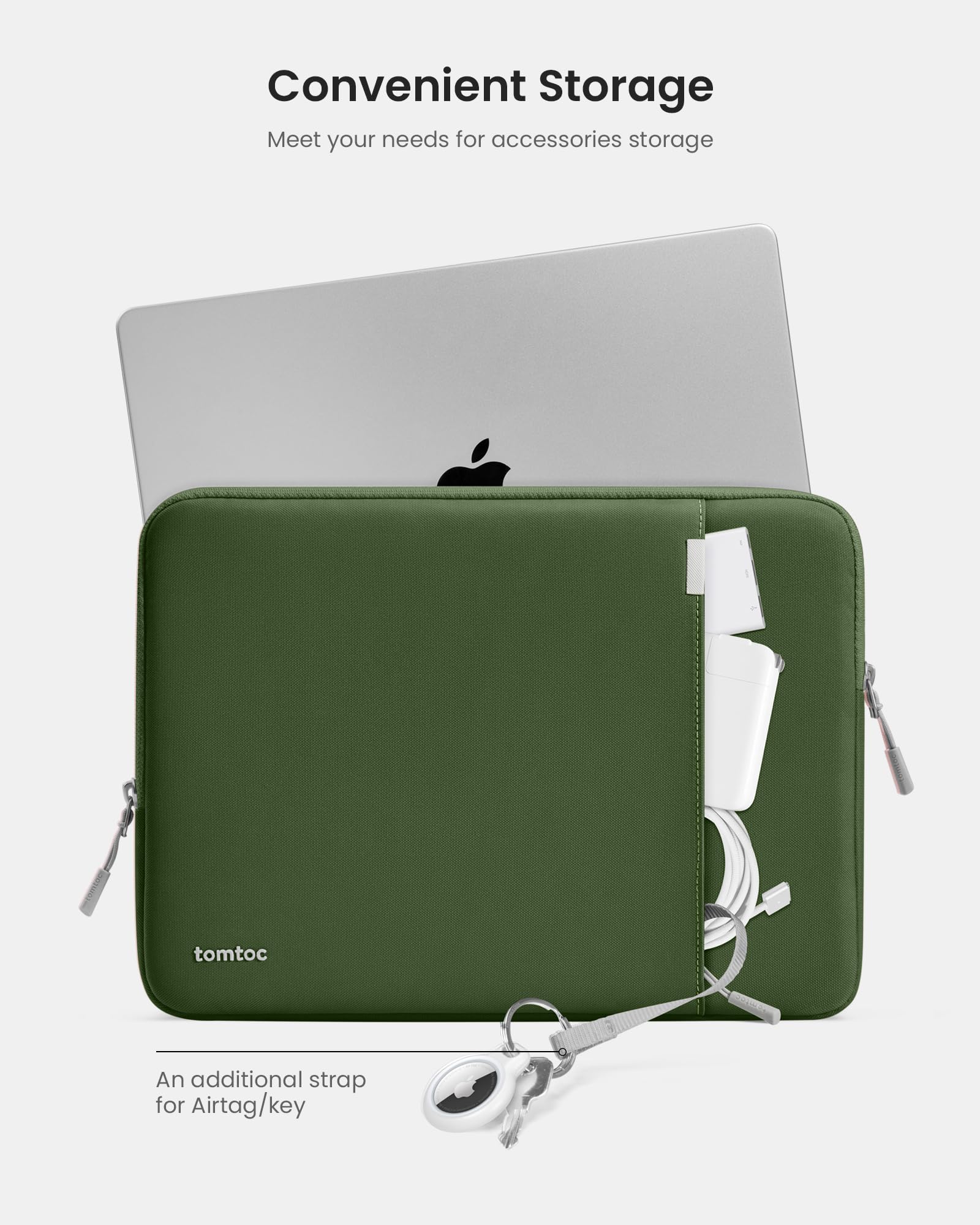 Apple MacBook Air M4 2025 + tomtocケース Amazon.com: tomtoc 360° Protective Laptop Sleeve for 13-inch New