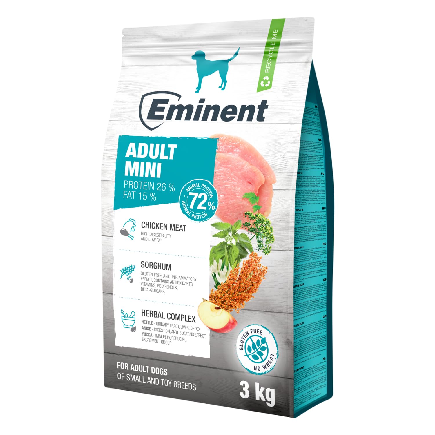 PETS EMPIRE Eminent Adult Mini Dog Food Dry, Chicken Flavour Granules, Dried Pet Dogs Foods, Non-Vegetarian Meal, High Protein Quality Pet Foods for Adult Dogs of Small and Toy Breeds - 3 Kg (B09YVB4VTC) Amazon Price History, Amazon Price Tracker