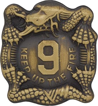 9th Infantry Unit Crest Keep Up The Fire