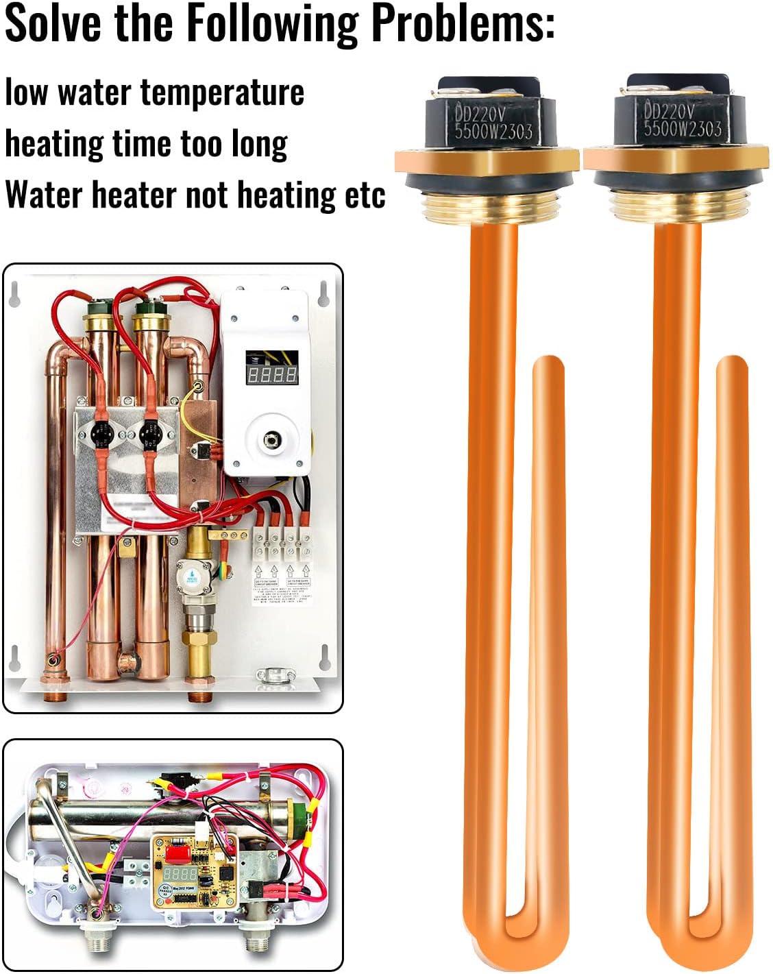 Pack HE 55220 Water Heater Element Fit for Bangladesh Ubuy