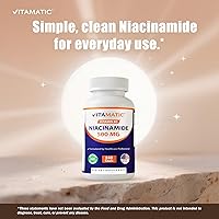 Vista 4 de Vitamatic Niacinamida 500 mg 240 Tabletas - Vitamina B3 sin rubor - Apoya la producción de energía