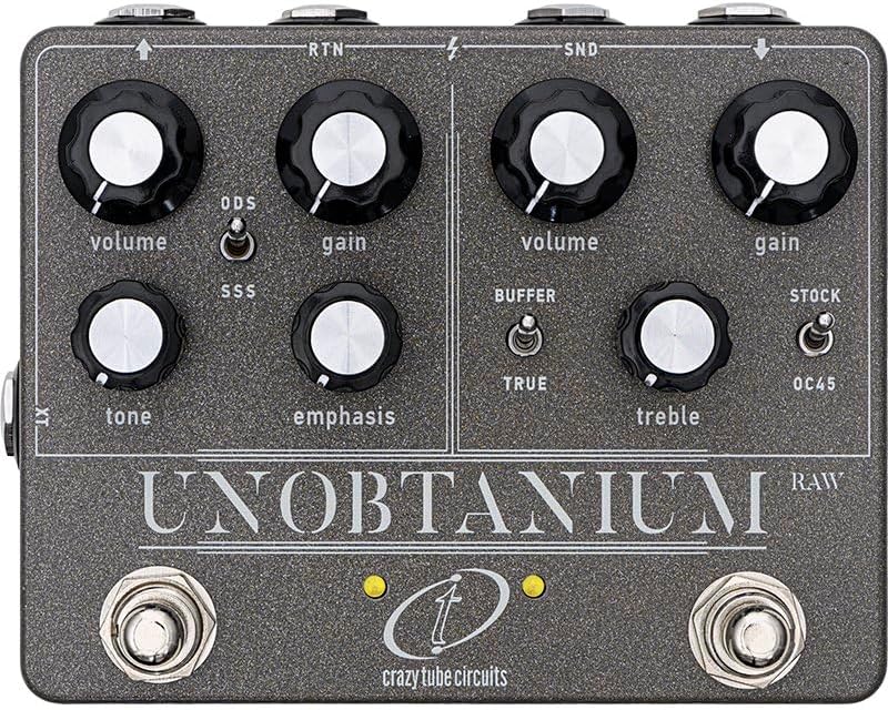 Unobtanium Raw Limited Edition Dual Overdrive Effects Pedal