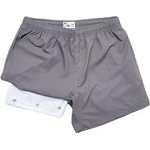 BERMIES Mens Sport Shorts with Compression Liner - 5.5 Inseam, Zipper Pocket, Phone Holder, UPF 50+, Eco-Friendly Fabric