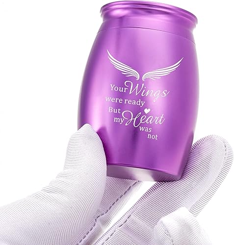 Miniatura 40 de Urna de mariposa mediana para cenizas humanas adultas, hembra, macho, urnas decorativas de cerámica verde para cenizas humanas mujeres/mamá/madre