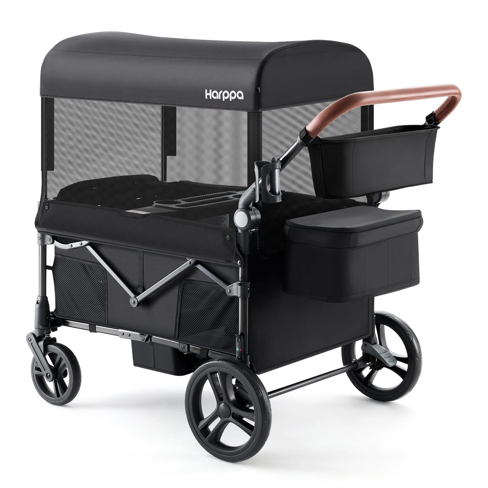 Amazon.com : Harppa Remy Wagon Stroller for 4 Kids, Foldable 4