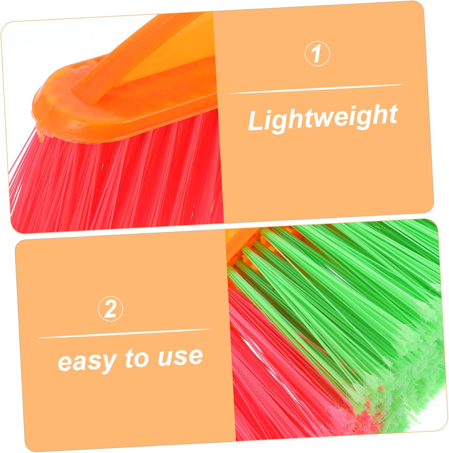 COLLBATH Floor Broom Head Part Broom Replacement Head Multi-Scene Use Easy to Clean Home Office Accessory