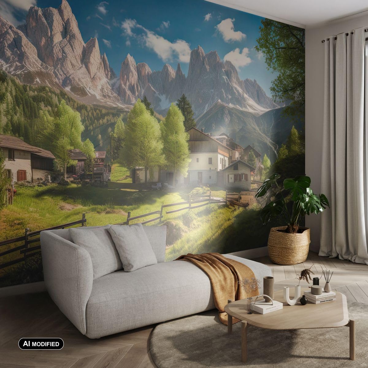 Carta da Parati Vinile in TNT 300x210 cm Architettura Paesaggi - 5814 - WF2
