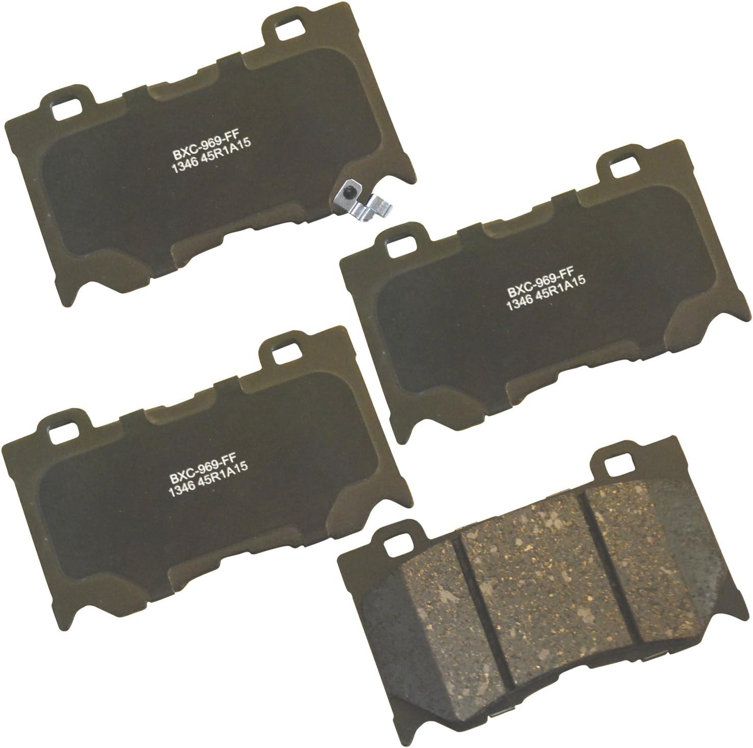 Bendix Premium SBC1346 Ceramic Front Brake Pads for Select Models INFINITI FX50, G37, M37, M56, Q50, Q60, Q70, Q70L, QX70, Nissan 370Z, Z