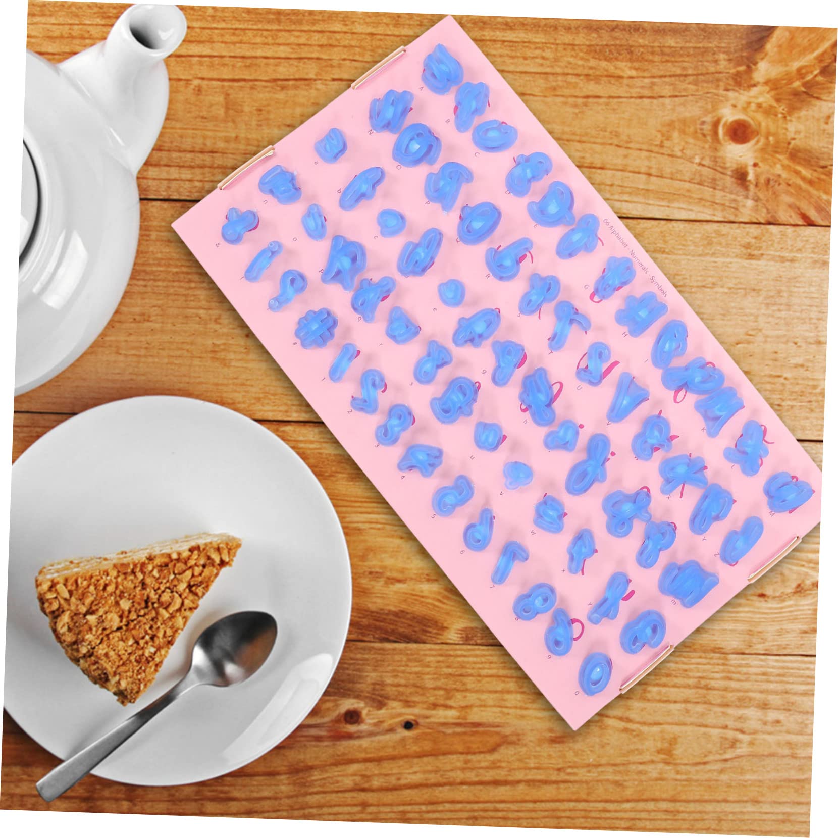 BESTonZON 198pièces Emporte Forme De Lettres Pour Biscuits Pour Décoration De Gâteaux Résistant Et Réutilisable Pour Toutes Les Occasions Festives