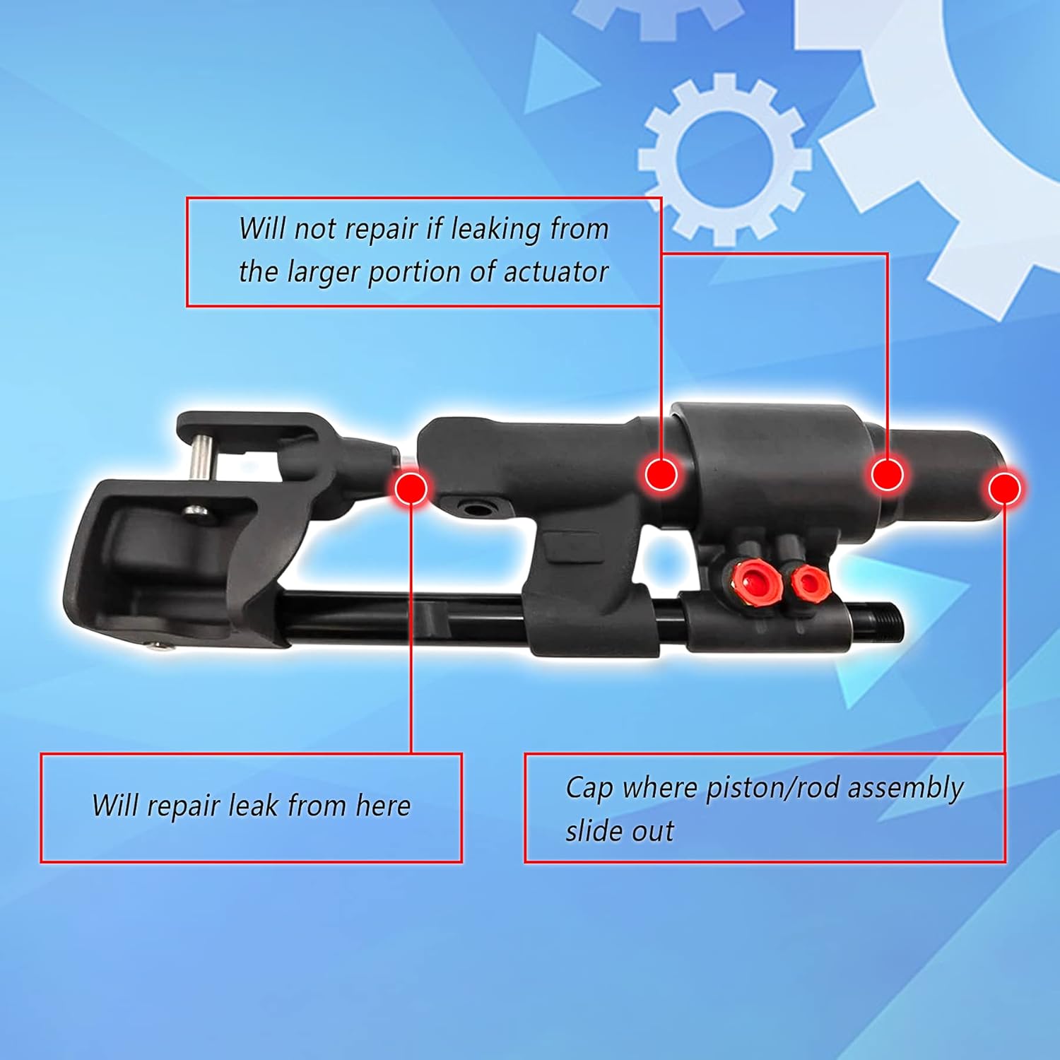 For Volvo Penta Power Steering Actuator Repair Seal Kit 21910902 3812269 3860883 FSM018 3862210 3862513