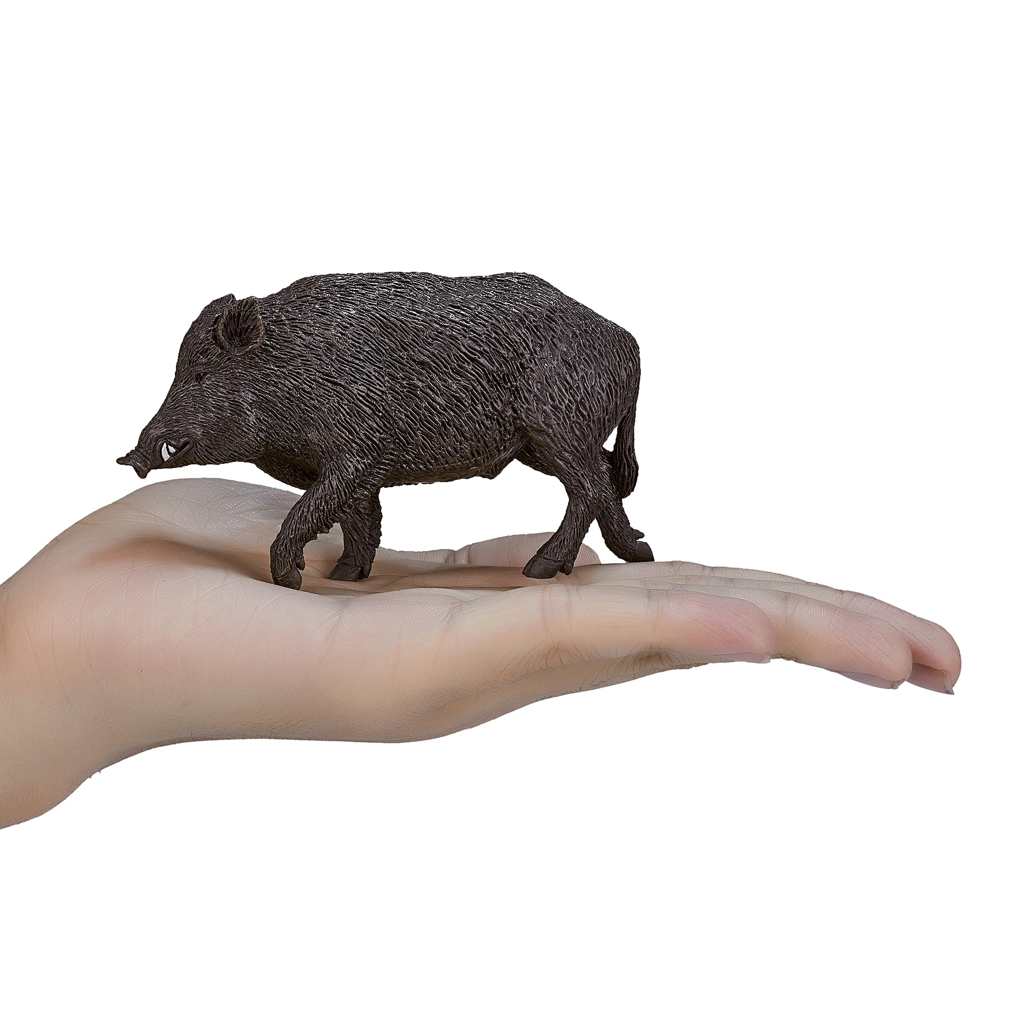 Figura Cinghiale Realistica 7 Cm - Modello Selvatico In PVC Per Gioco Educativo E Collezione