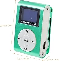 Vista 5 de Mini reproductor USB con pantalla LCD de aleación de aluminio ABS Shell batería recargable Li-ion Reproductor de música digital portátil con ranura
