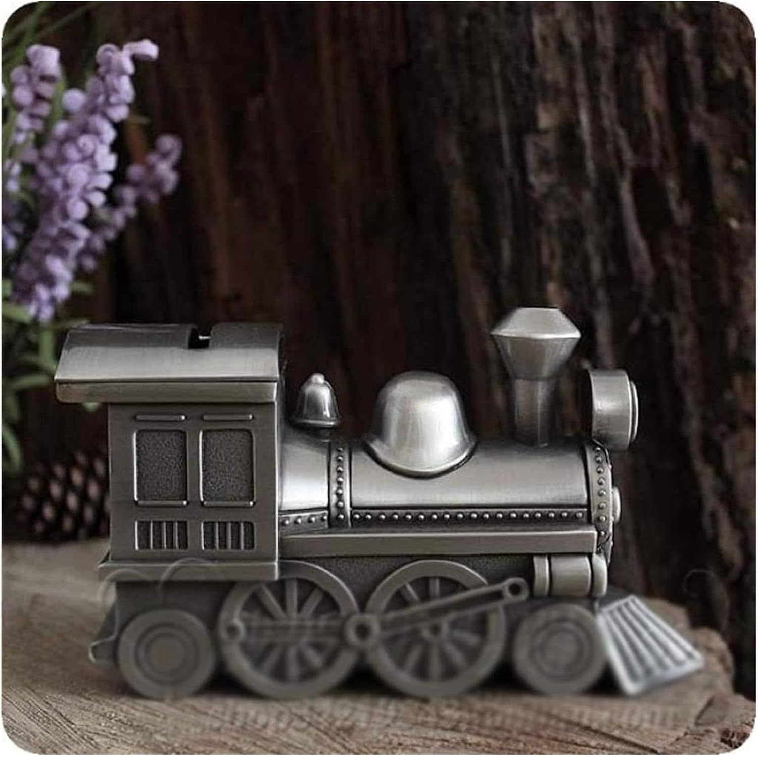 貯金箱、 電車型メタル貯金箱 コインバンク デスクトップデコレーション