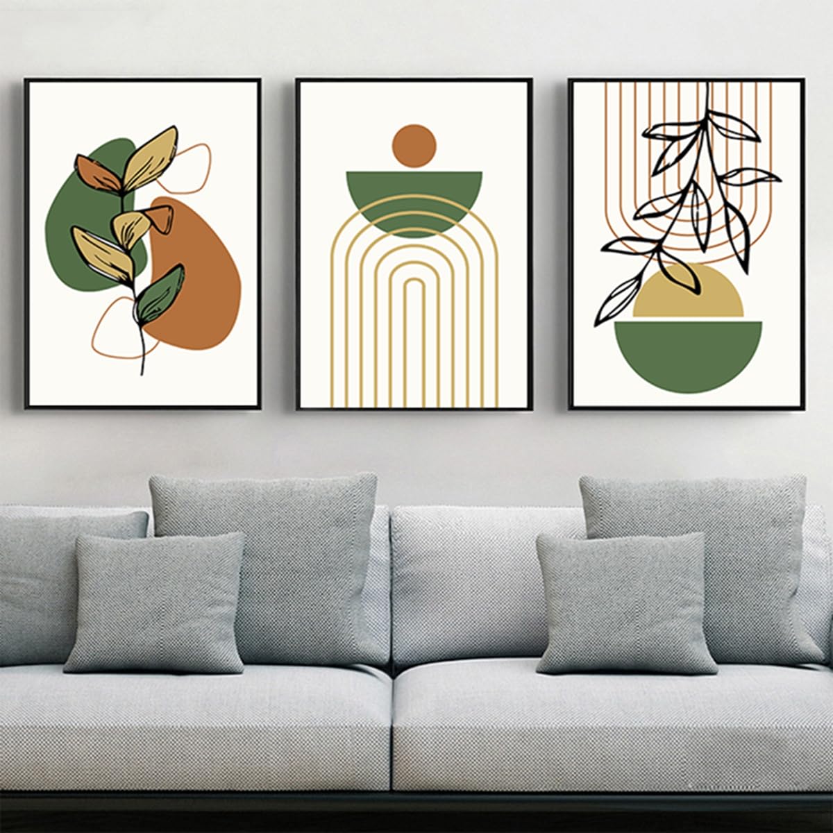 HMDKHI Modern Bohemian Abstract Poster Wall Decoration, Beautiful Botanical Pictures Poster Wall Art - Image 3