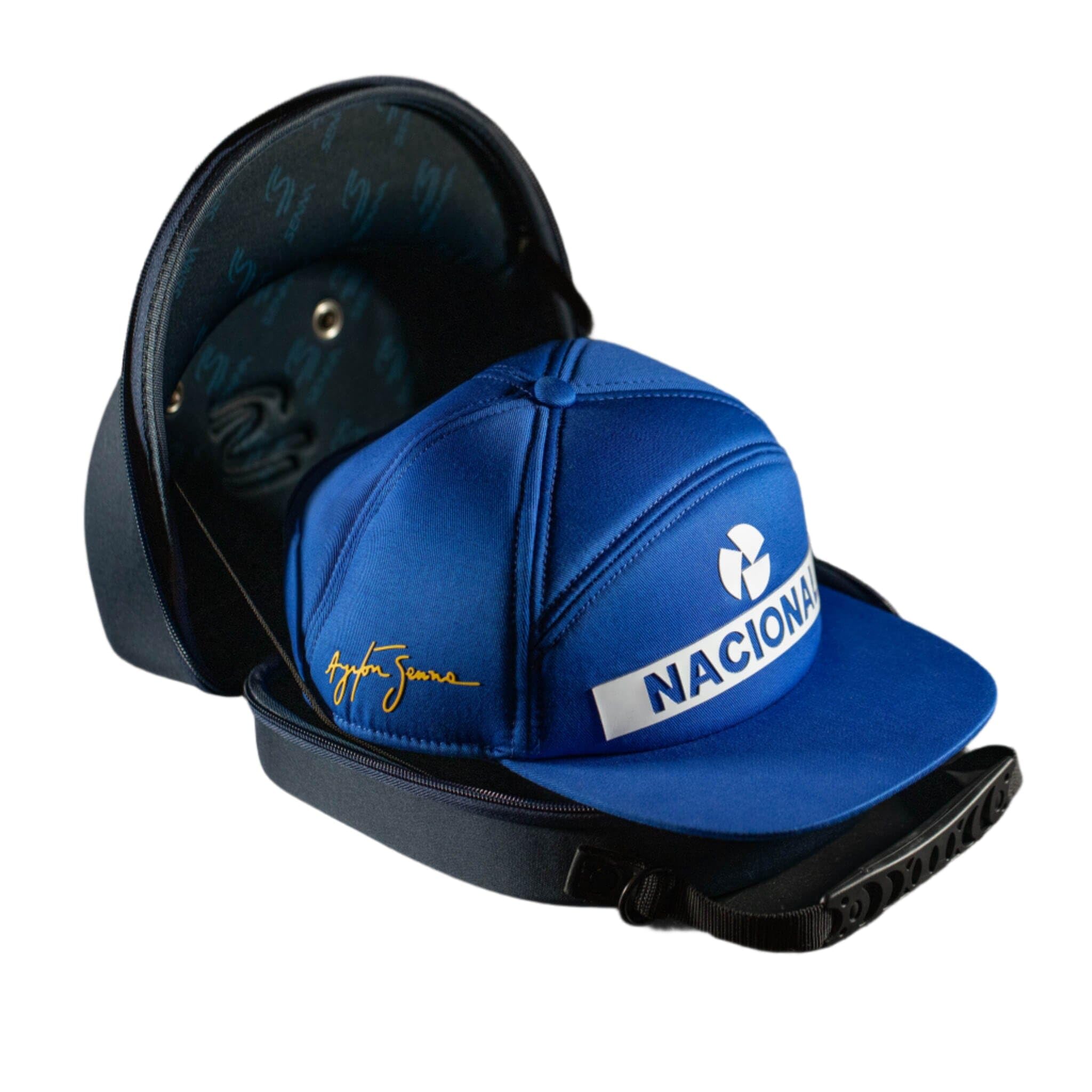 Ayrton Senna F1 Nacional 1984 Original Hat, Blue, Adjustable Baseball Cap, Unisex