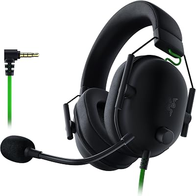 Razer BlackShark V2 X – Cuffie da Gioco Esports Cablate Multipiattaperma (Driver TriForce da 50 mm, Microfono cardioide HyperClear, Audio Surround 7.1) Nero