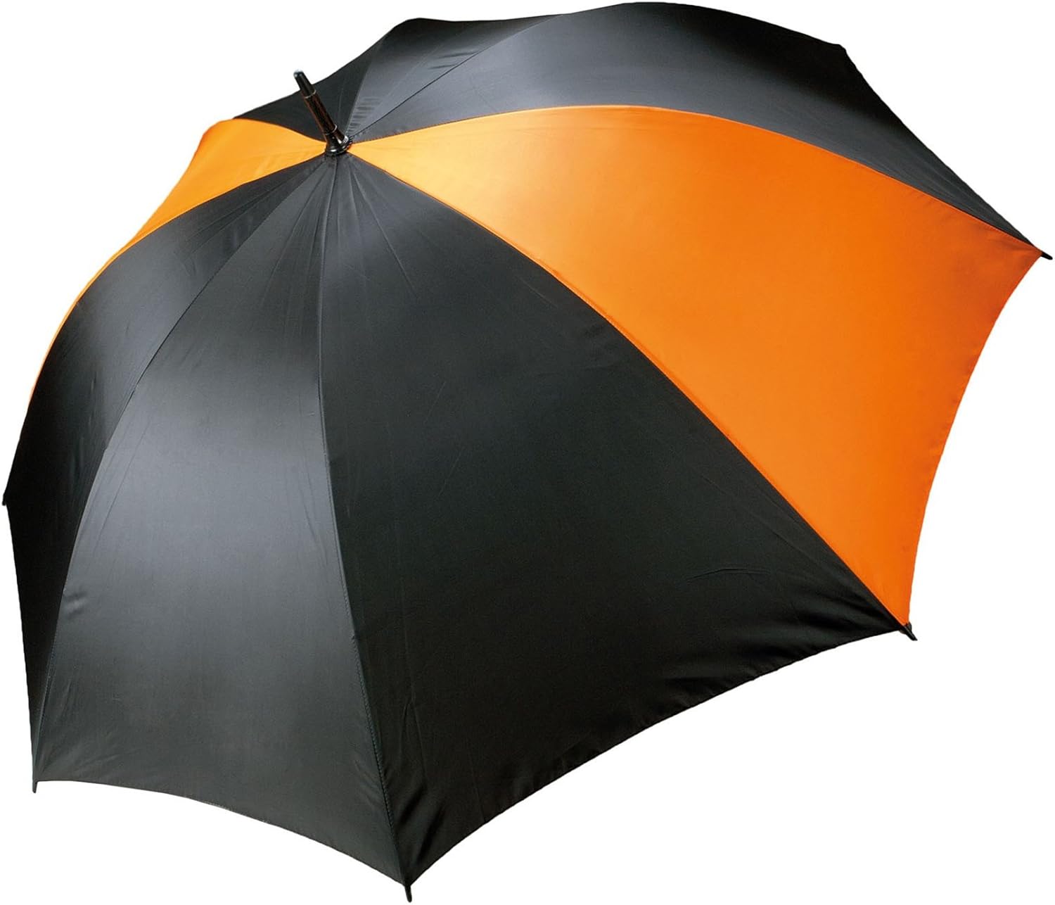 Kimood Storm Manual Open Golf Umbrella (One Size) (Black/Orange)